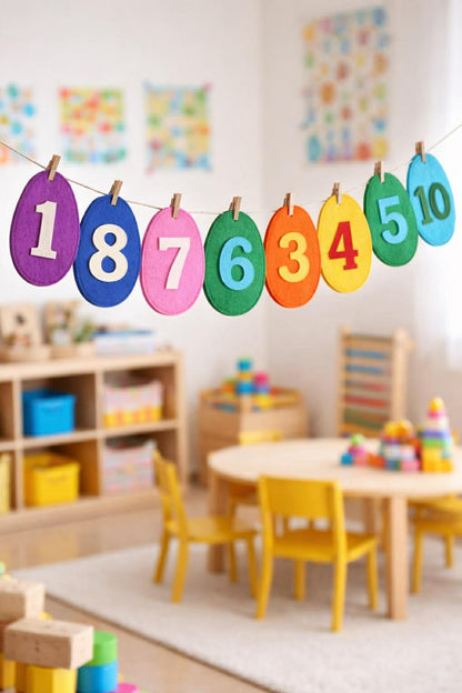 Εκπαιδευτικά  αυγά με αριθμούς 1–10